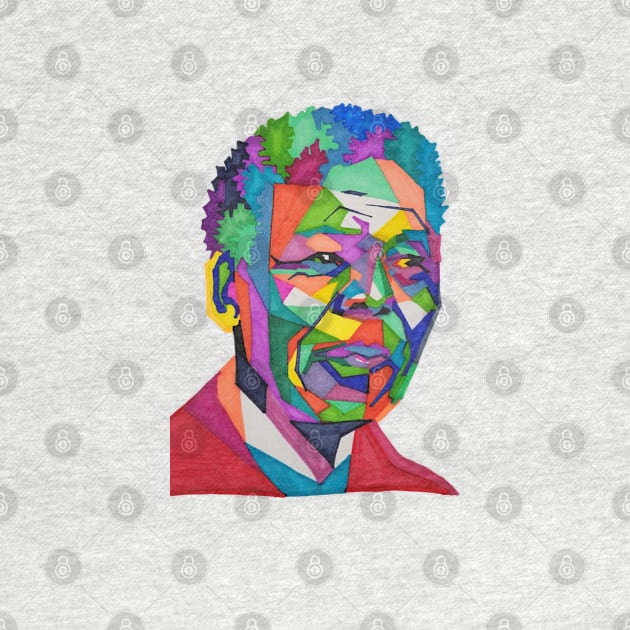 Nelson Mandela by Art by Rory 